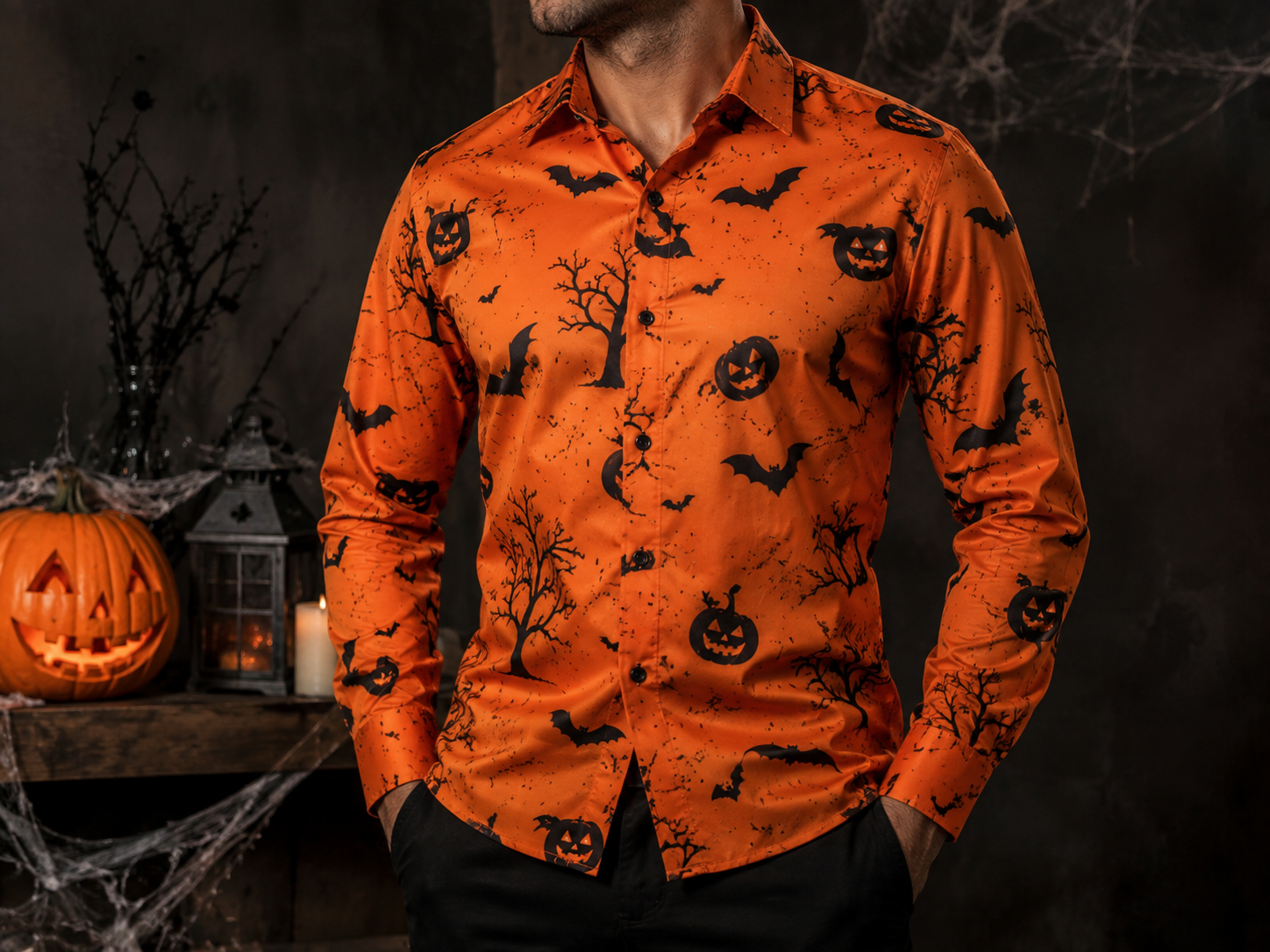 🎃 CAMISA HALLOWEEN PARA HOMBRE — EDICIÓN ESPECIAL