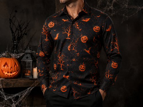 🎃 CAMISA HALLOWEEN PARA HOMBRE — EDICIÓN ESPECIAL